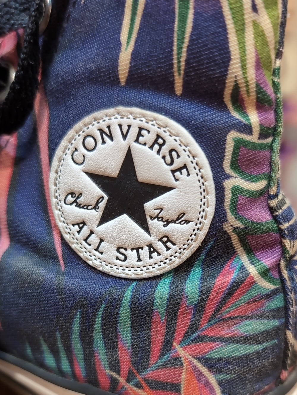 Converse Chuck Taylor All Star Women's Navy Floral High-Top Sneakers